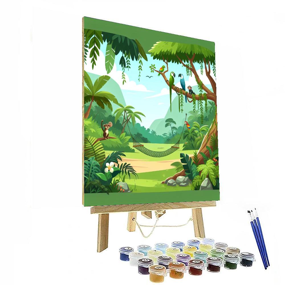 Mystic Jungle Retreat DIY Paint By Numbers