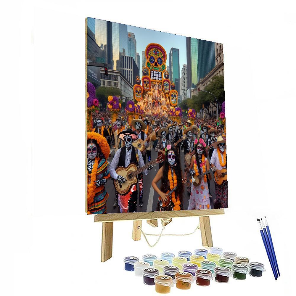Dia De Los Muertos Parade - Los Angeles Paint By Numbers