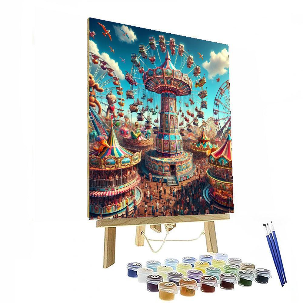 Joyful Spring Carnival DIY Paint By Numbers
