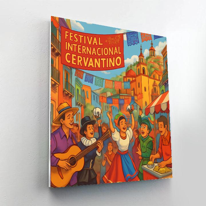 Festival Internacional Cervantino DIY Paint By Numbers