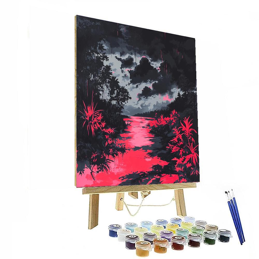 Banksy Inspired Eclipsed Futures  DIY Paint By Numbers