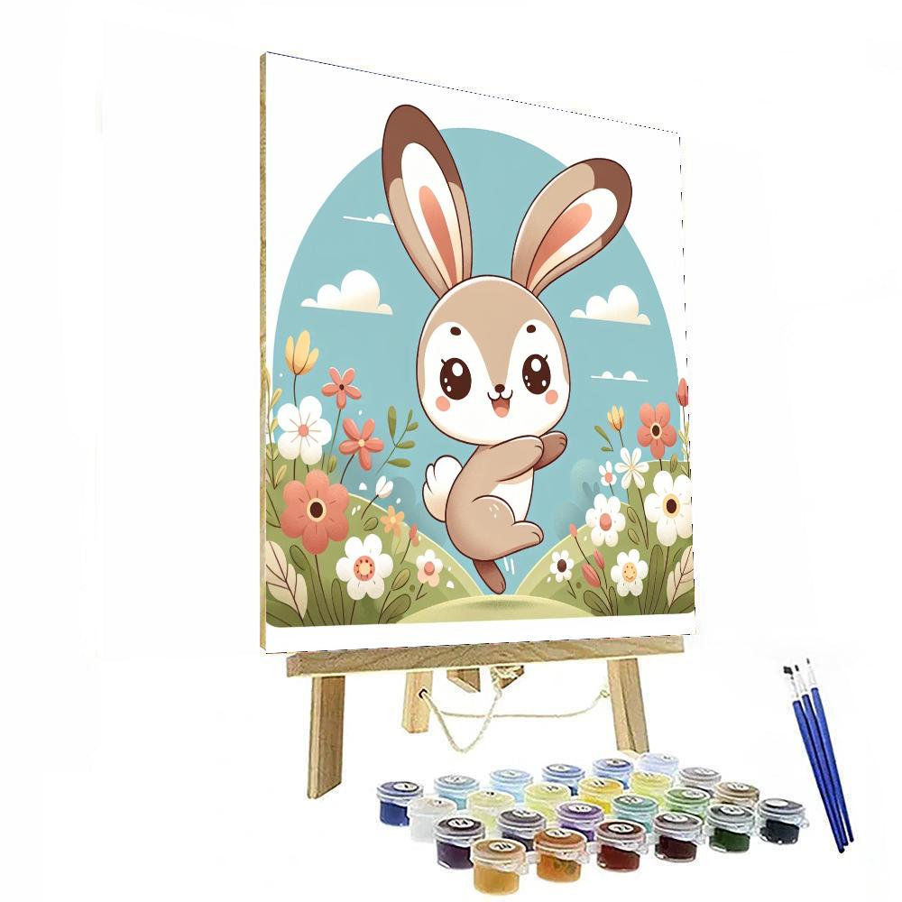 Jubilant Jackrabbit Paint By Number