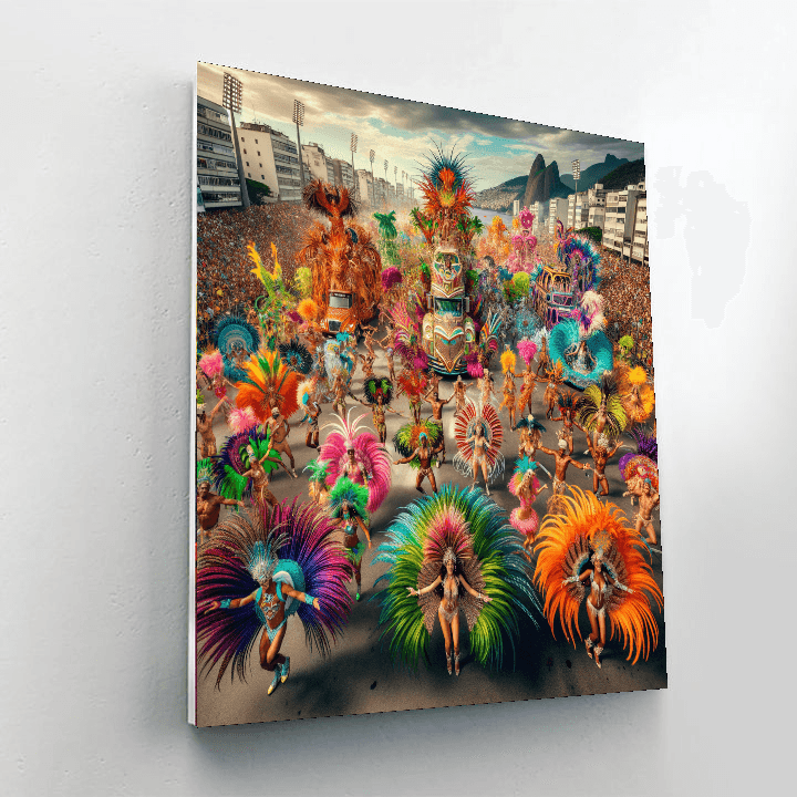 Rio Carnival Painting Number Kit