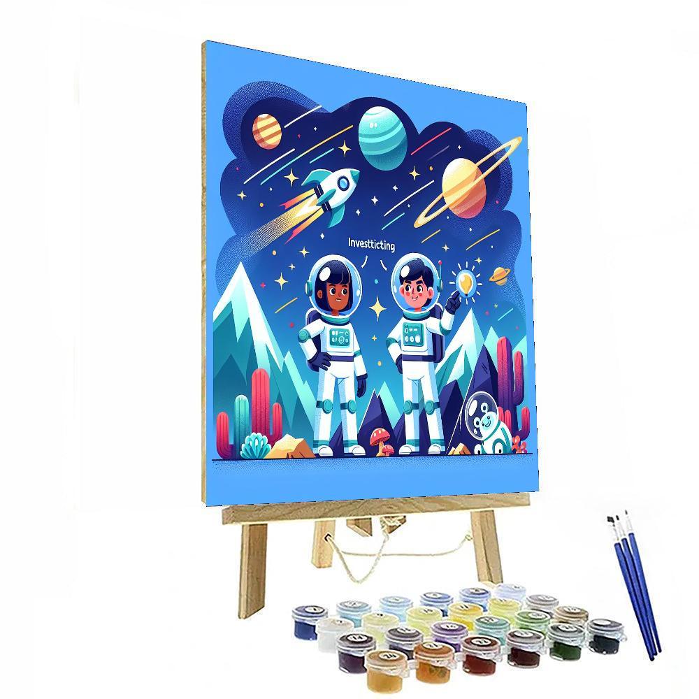 Space Frontier Exploration Numbered Painting Kits