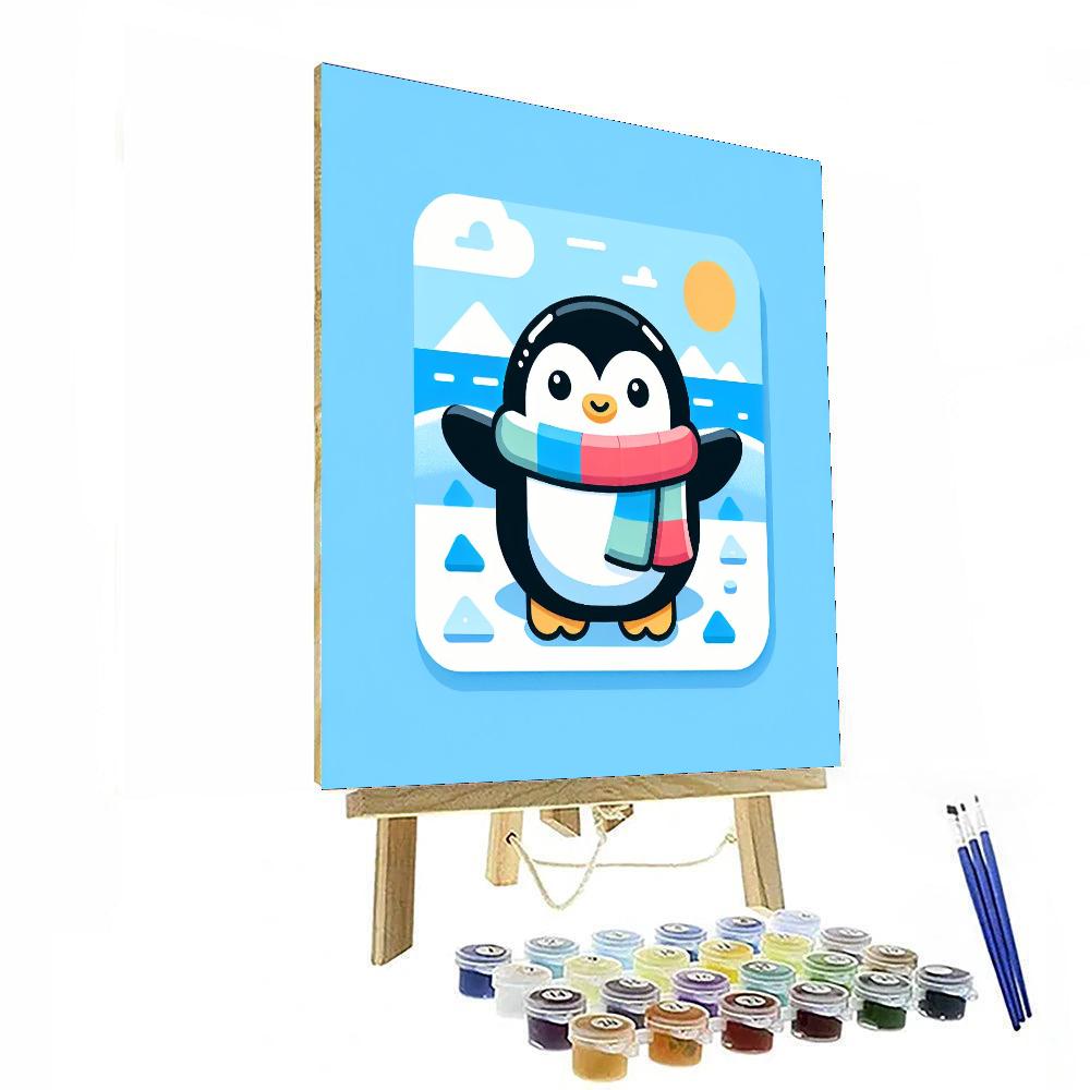 Penguin Party Paint By Color