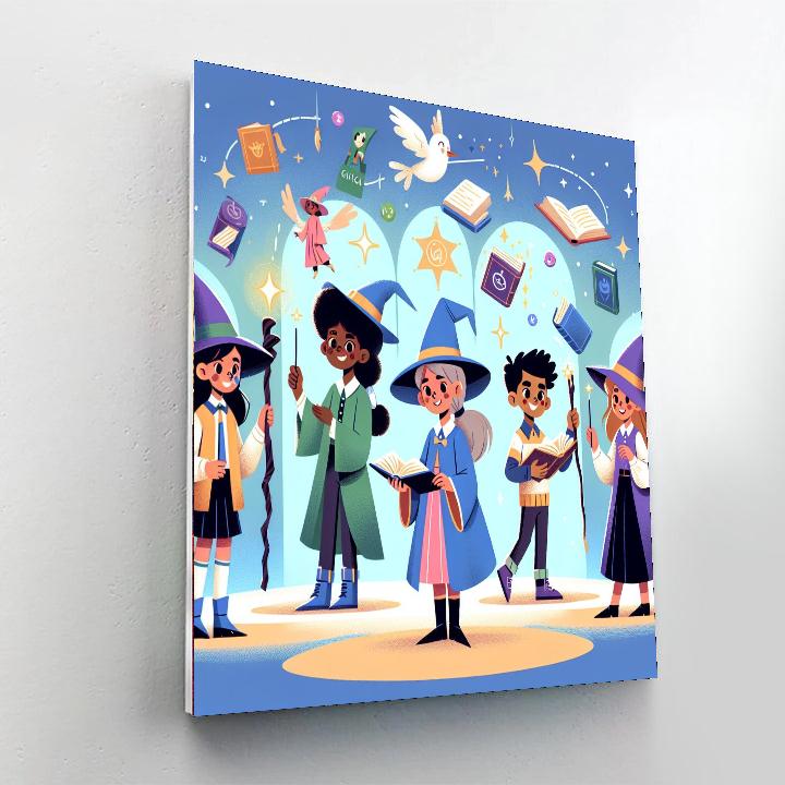 Magic School Of Wonder Paint By Numbers Art
