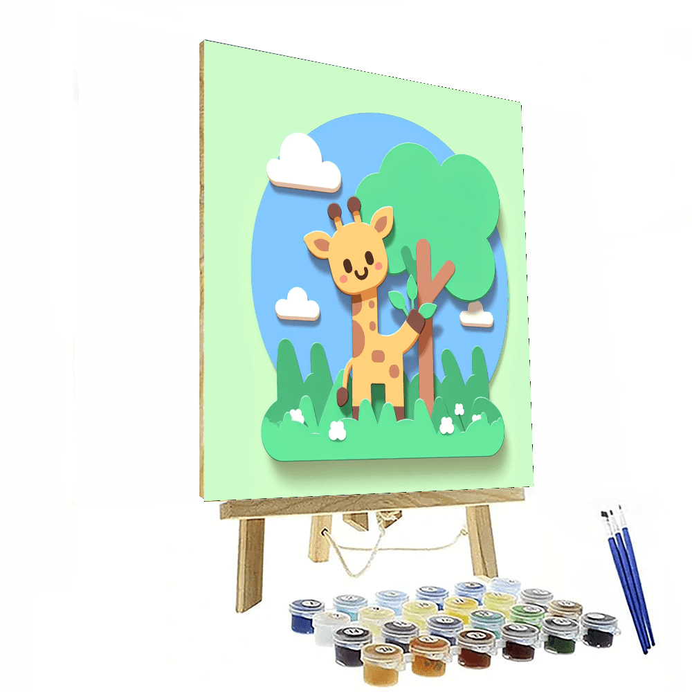 Groovy Giraffes Paint By Numbers Kits