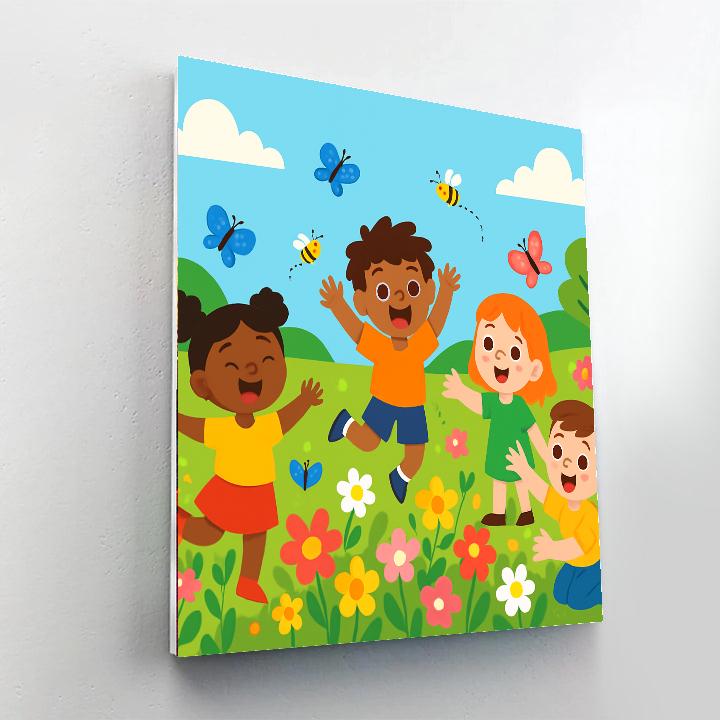 Festive Spring Fling DIY Paint By Numbers