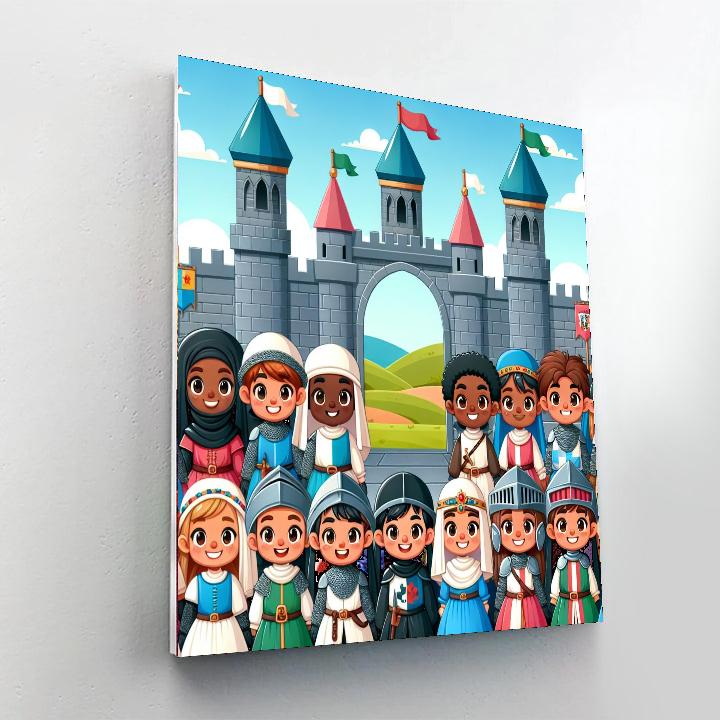 Courageous Castle Keepers Paint By Numbers