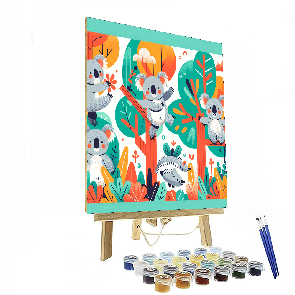 Kooky Koala Kapers Number Painting