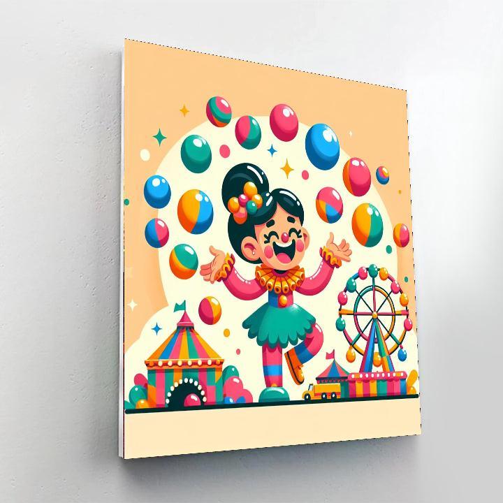 Colorful Carnival Celebrations Painting Number Kit
