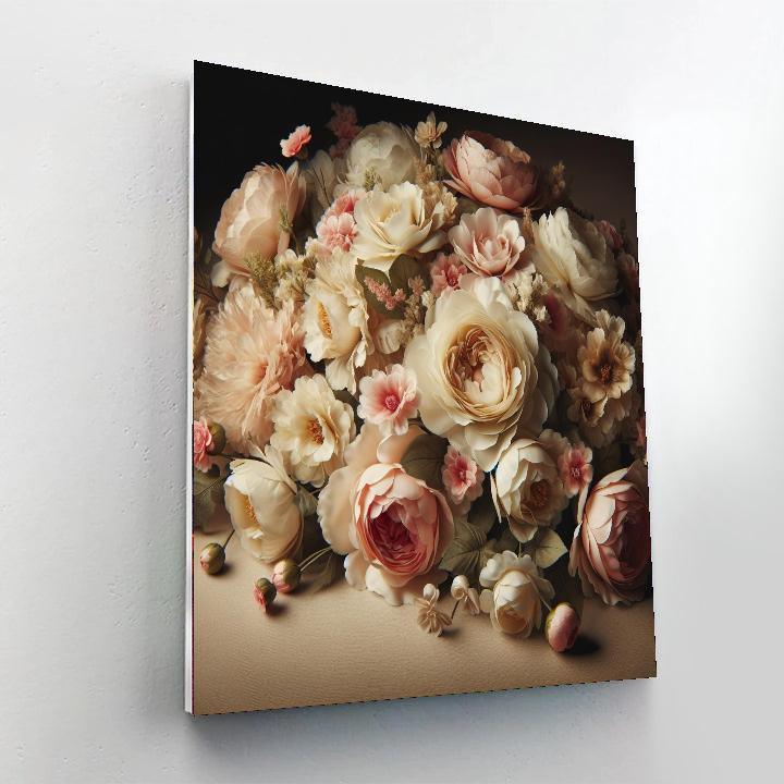 Vintage Floral Escape Paint By Numbers