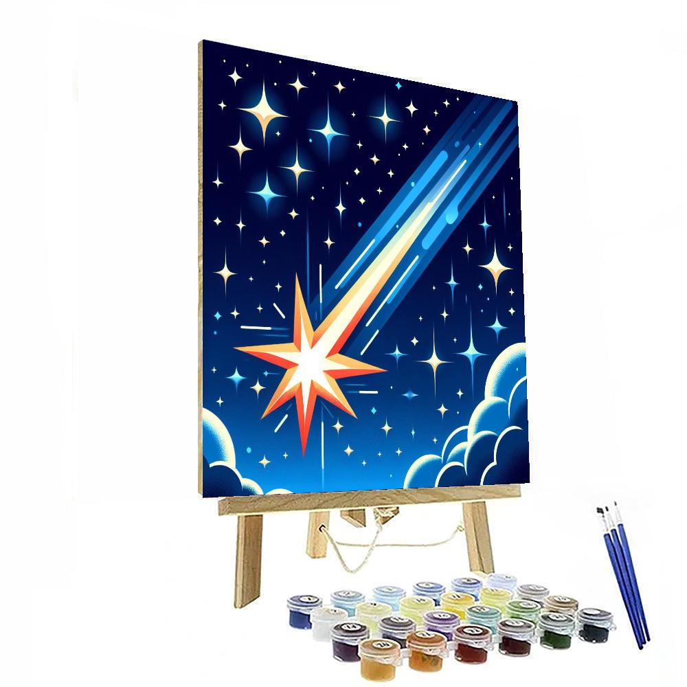 Shooting Star Paint By Numbers Art