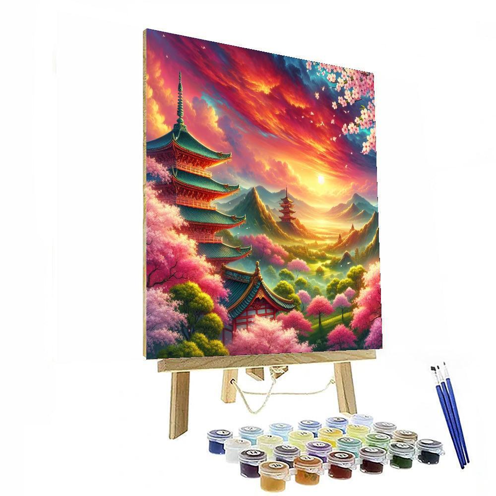 Mystical Eastern Vibes Paint By Numbers Art