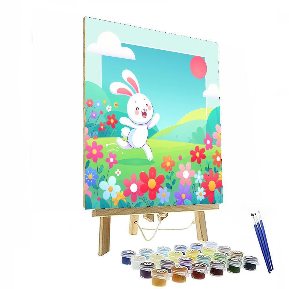 Bouncy Bunny Adventure Paint By Color