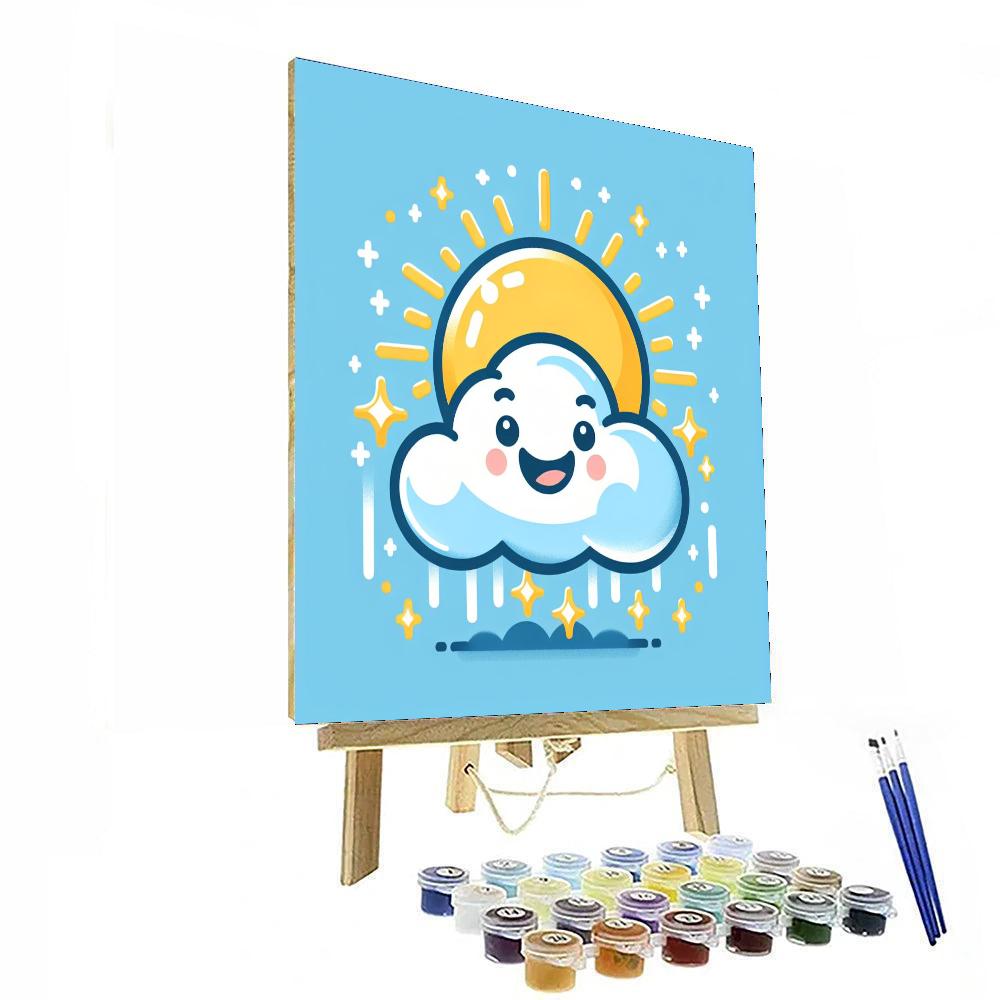 Sunny Cloud Numbered Painting Kits