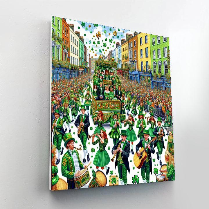 Dublin St. Patrick's Day Festival - Ireland Paint By Numbers Art
