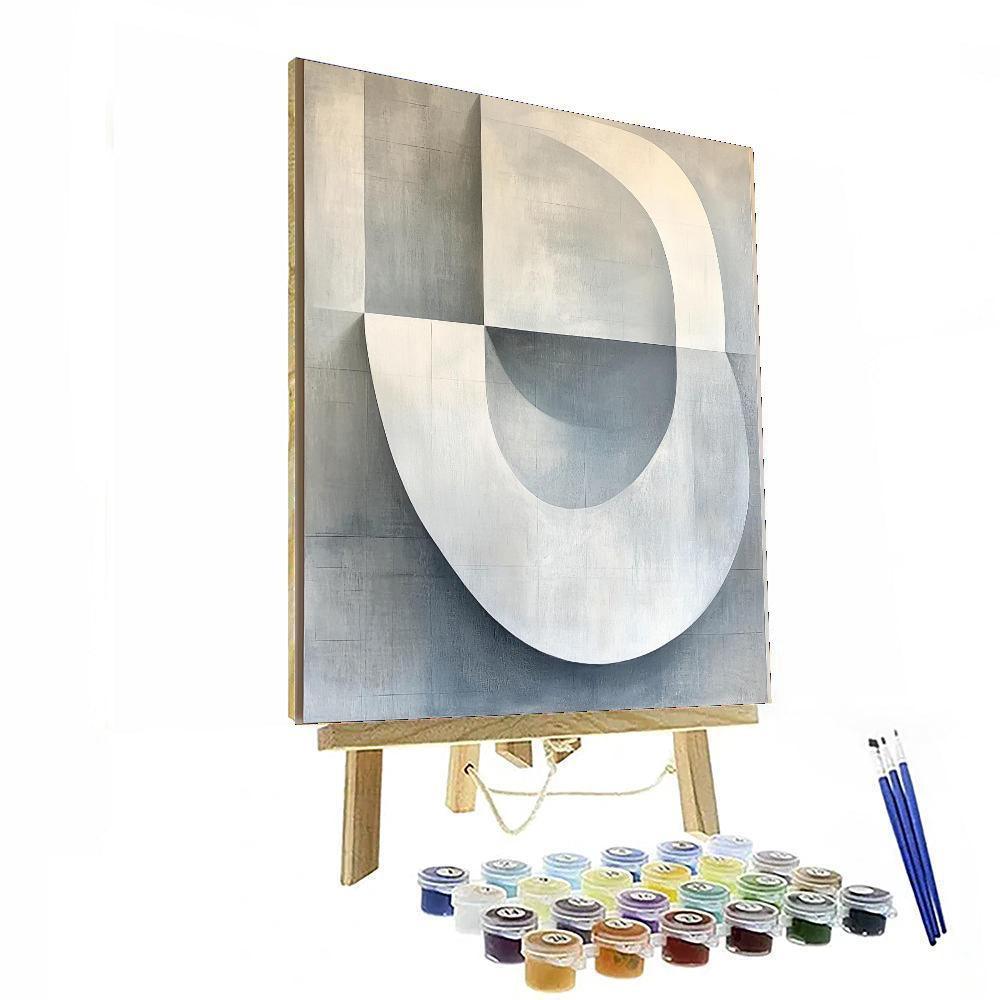Isamu Noguchi Inspired Floating Harmony  Painting By Numbers Kit