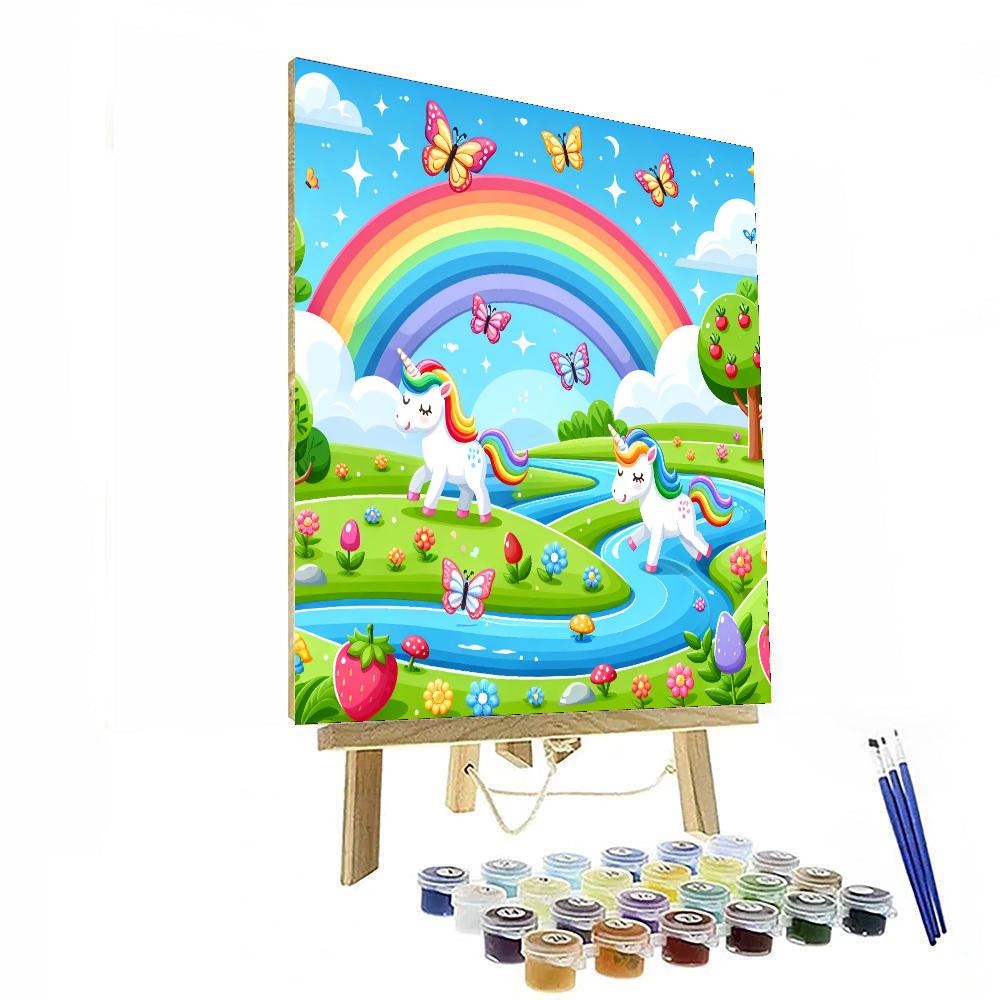 Unicorn Paradise Paint By Numbers Art