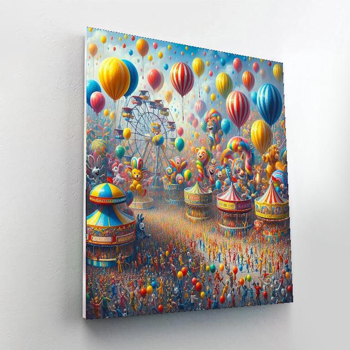 Colorful Carnival Dreams Paint By Color