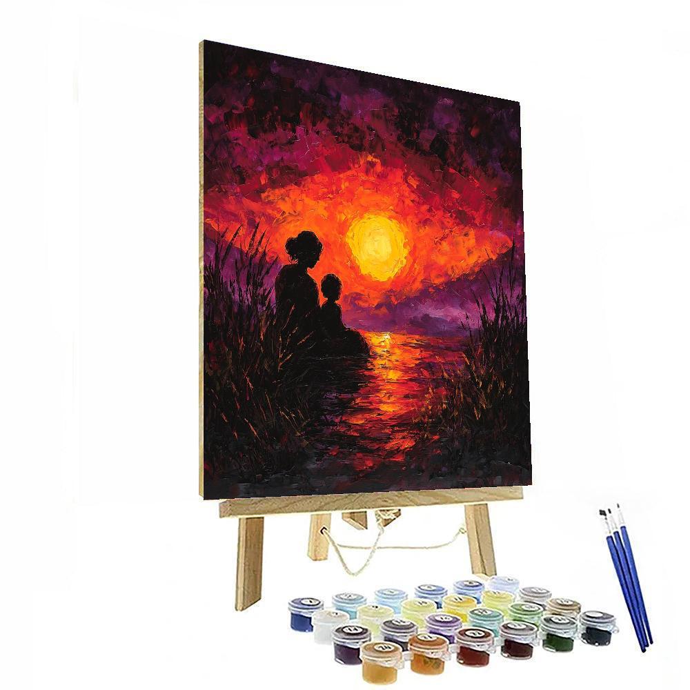 Shadows Of Sunset Painting Number Kit