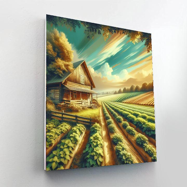 Rustic Homestead Tranquility Paint By Numbers