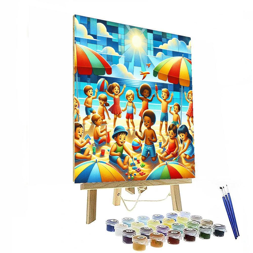 Summertime Fun Number Painting