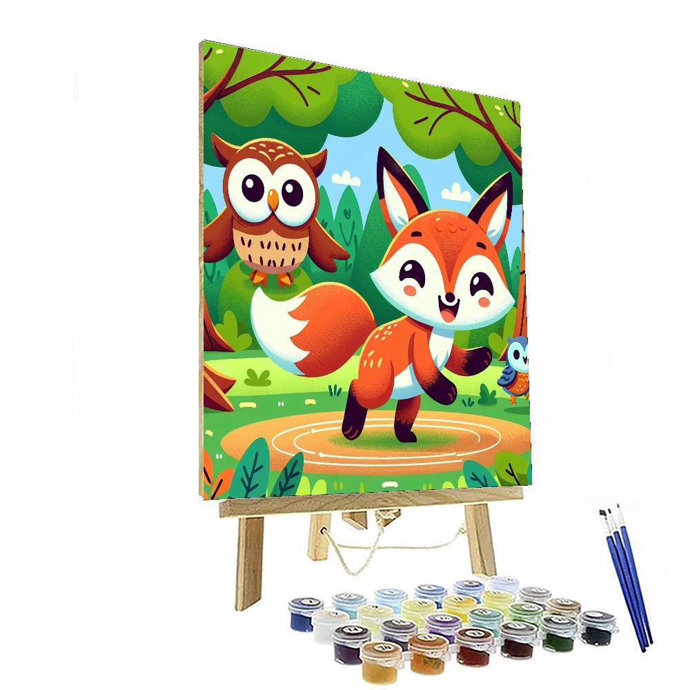 Happy Woodland Adventure Paint By Numbers Kits
