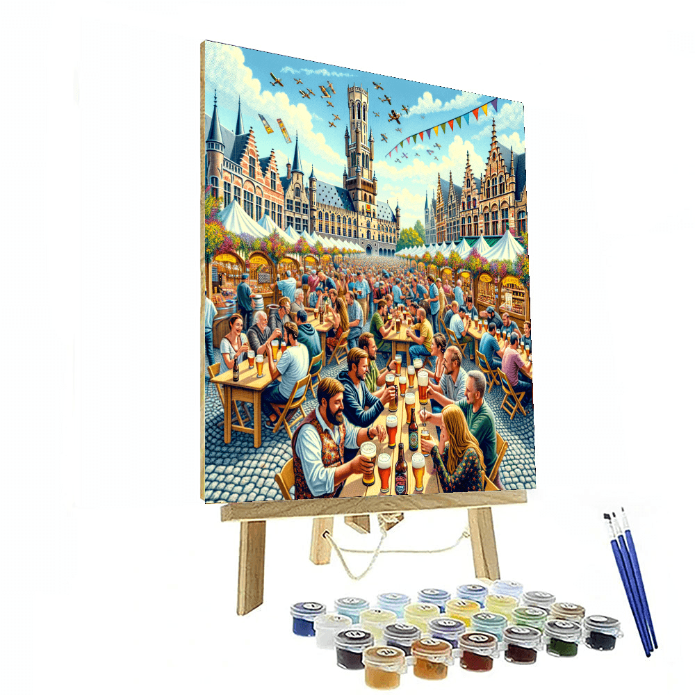 The Bruges Beer Festival Paint By Color