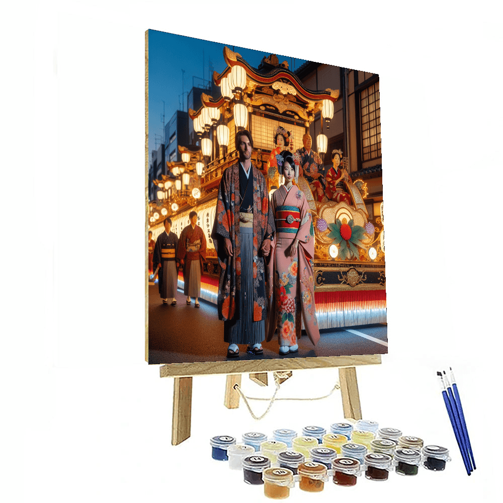 Gion Matsuri Festival - Japan Number Painting