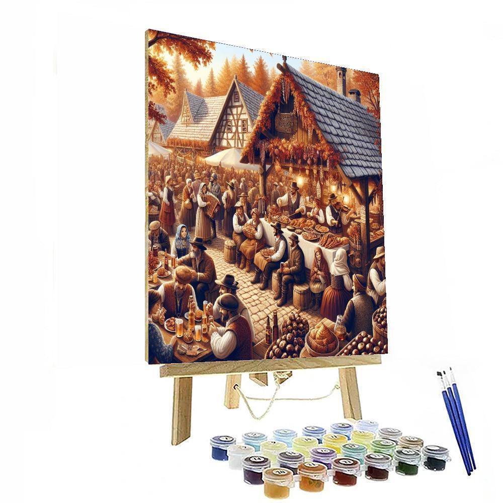 The Chestnut Festival - Italy Painting Number Kit