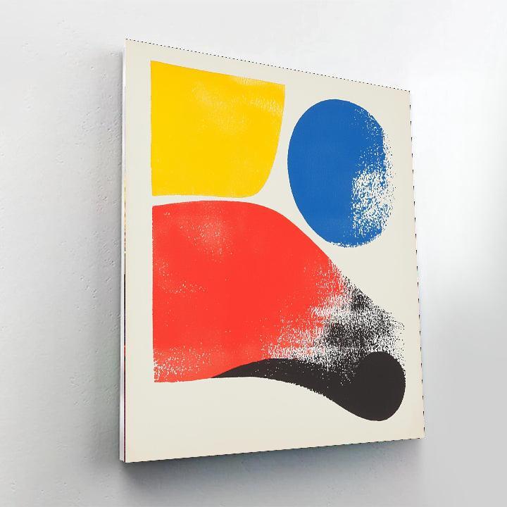 Joan Miró Inspired Dreamweaver's Vision  Numbered Painting Kits