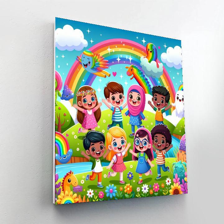 Rainbow Island Paint By Number