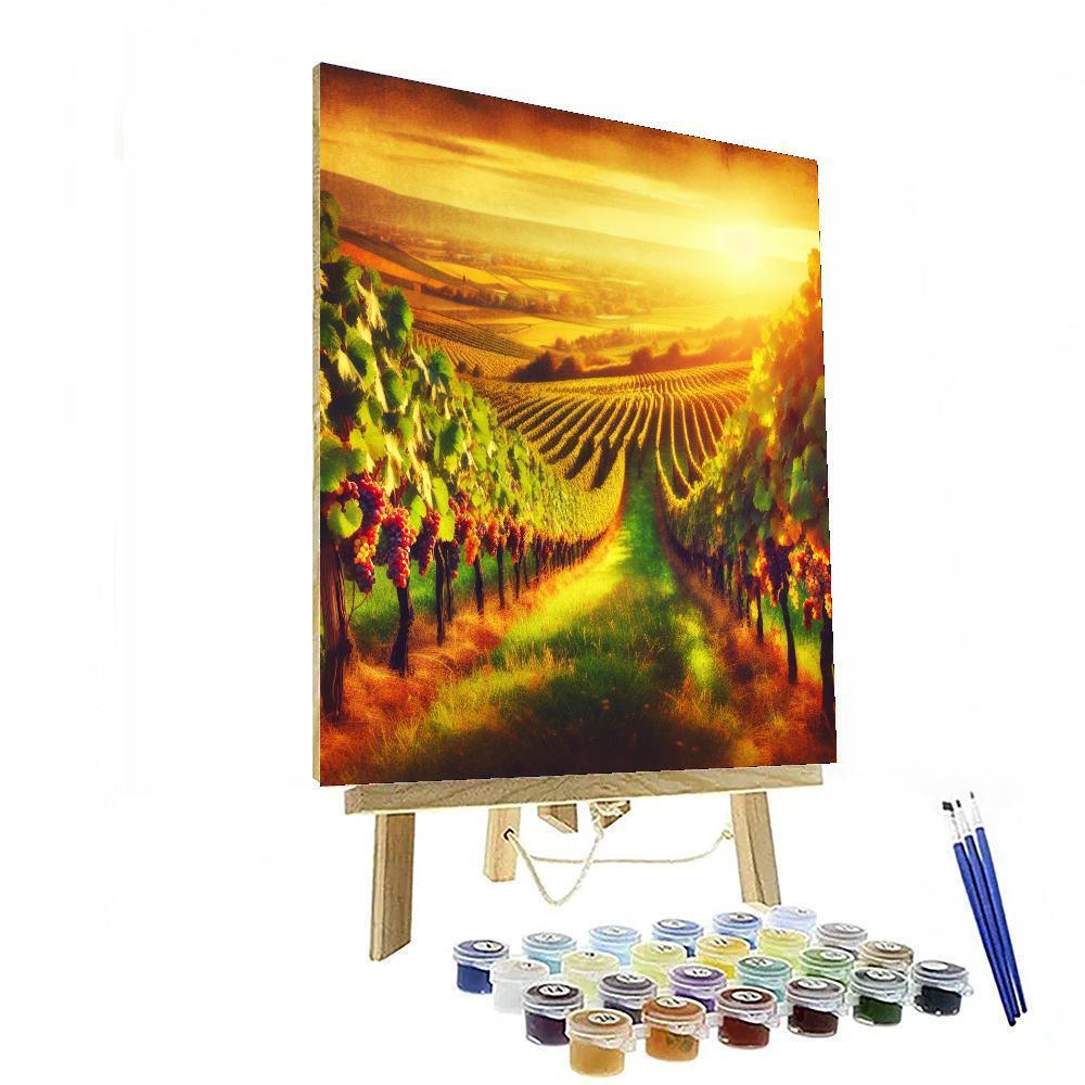 Sun-kissed Vineyard Retreat Paint By Numbers