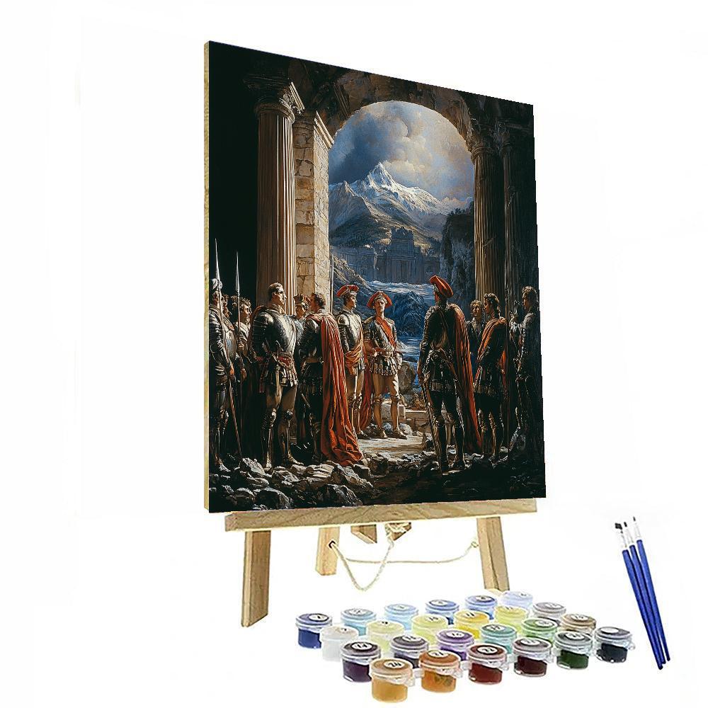 Jacques-Louis David Inspired Journey Through History  Paint By Numbers Kits