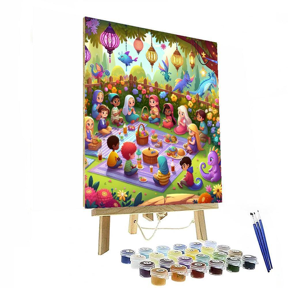 Mystical Garden Gathering Numbered Painting Kits