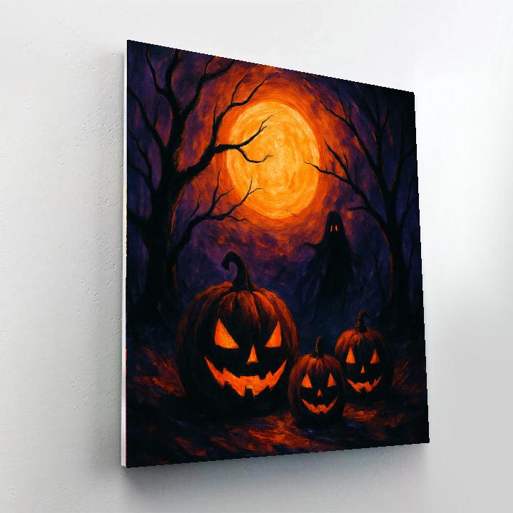 Haunting Shadows Paint By Numbers Art