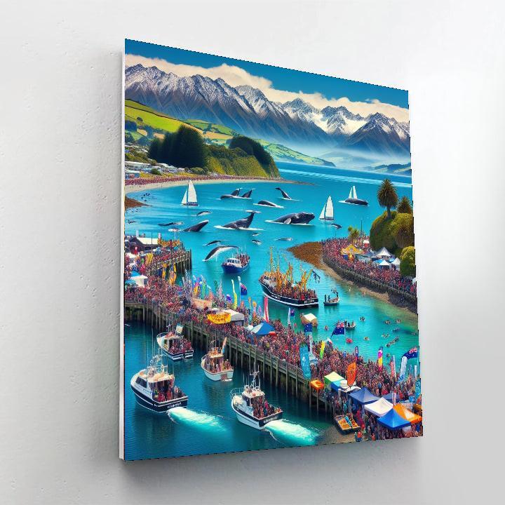 Kaikoura Whale Festival - New Zealand Paint By Numbers Art