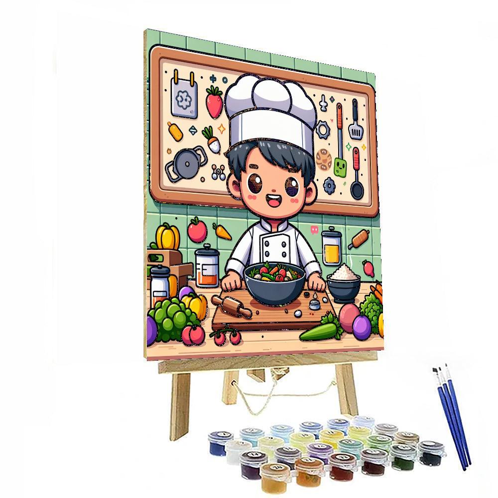 Fantastic Foodie Paint By Numbers