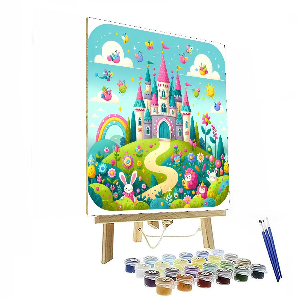 Epic Enchanted Castle Paint By Numbers Art