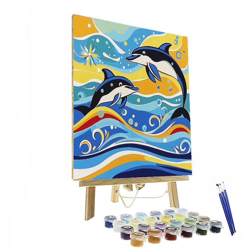 Henri Matisse Inspired Playful Seascape  Paint By Number