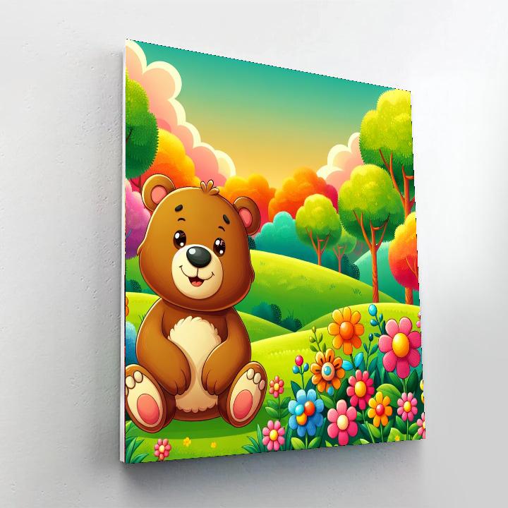 Friendly Bear Paint By Numbers Kits