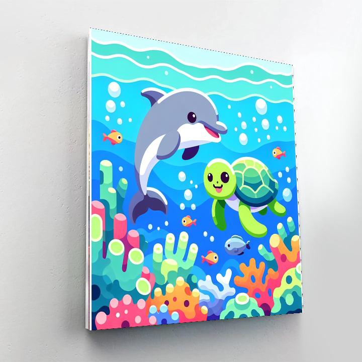 Ocean Friends Discovery Numbered Painting Kits
