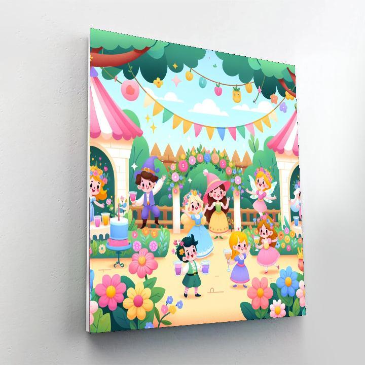 Fairy Tale Garden Party Paint By Number