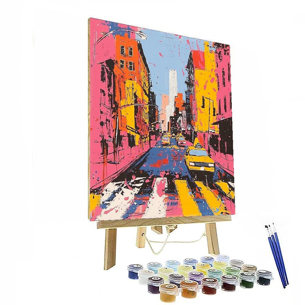 Jean-Michel Basquiat Inspired Energetic Street Vibes  Paint By Numbers
