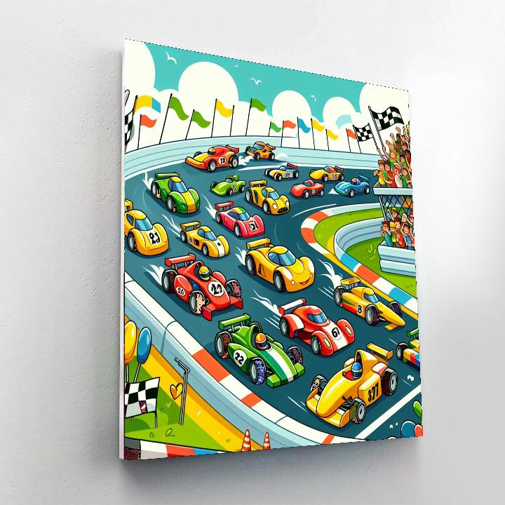 Racing Legends Numbered Painting Kits