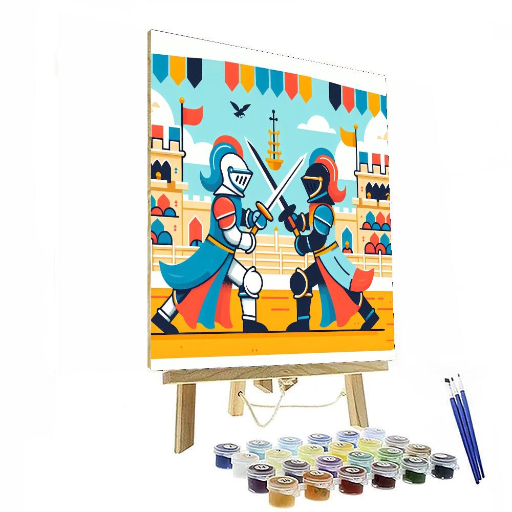 Knight's Tournament Quest Painting Number Kit