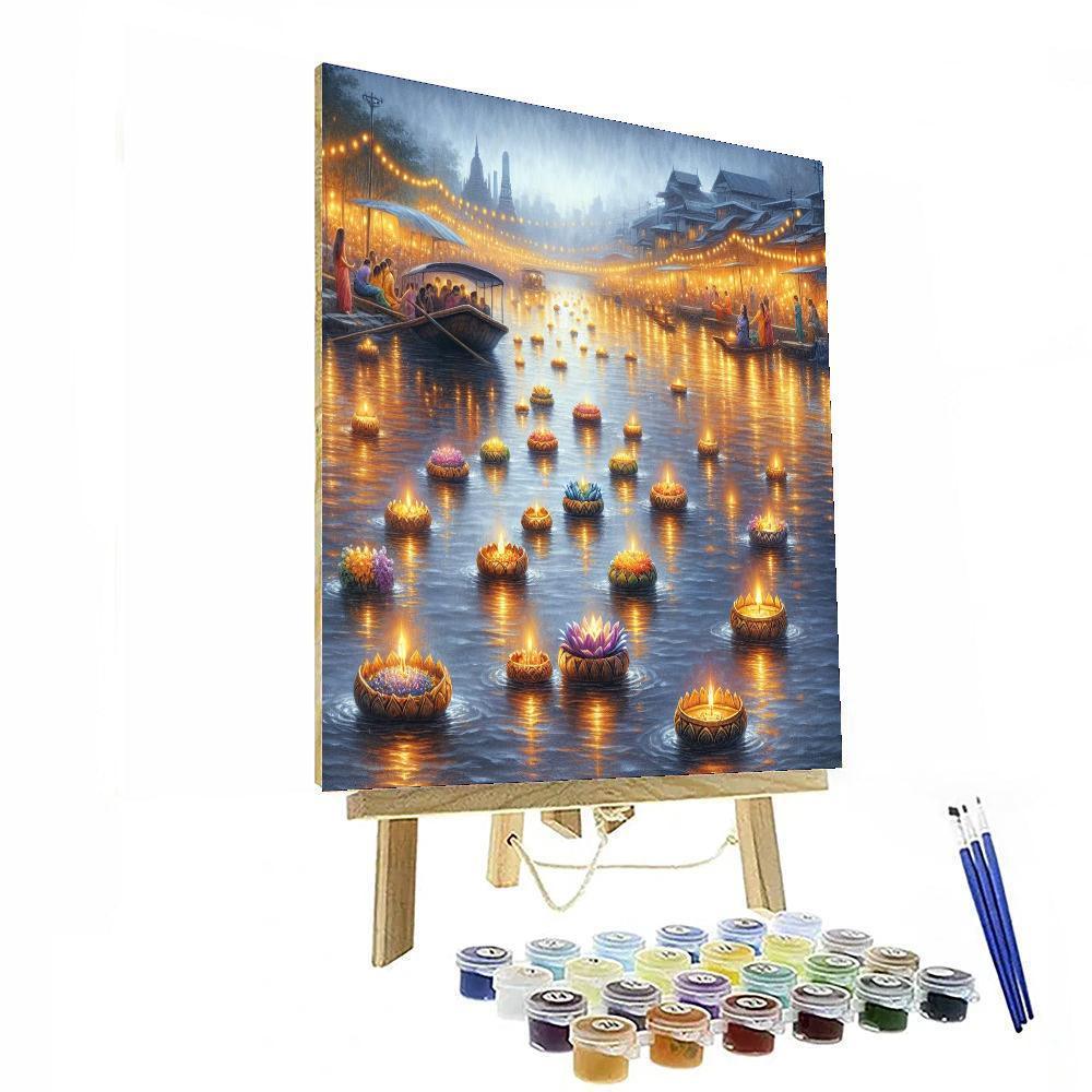 Loi Krathong - Bangkok DIY Paint By Numbers