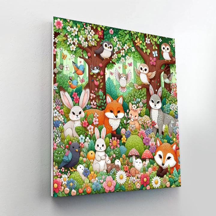 Enchanting Woodland Walk DIY Paint By Numbers
