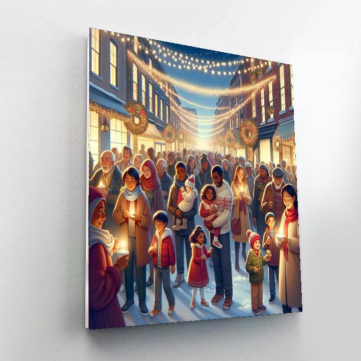 Festival Of The Lights - Usa Number Painting